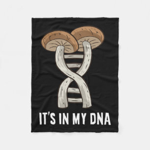 Mycology Mushroom Hunting Pick Mushrooms It's In M Fleece Blanket