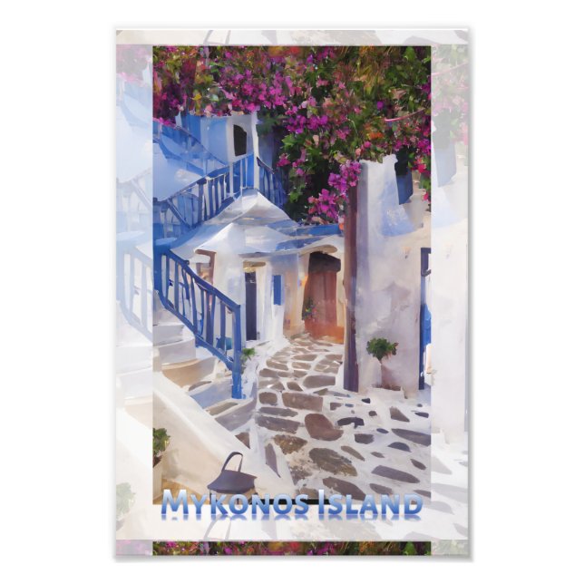 Myconos  coffee mug photo print (Front)