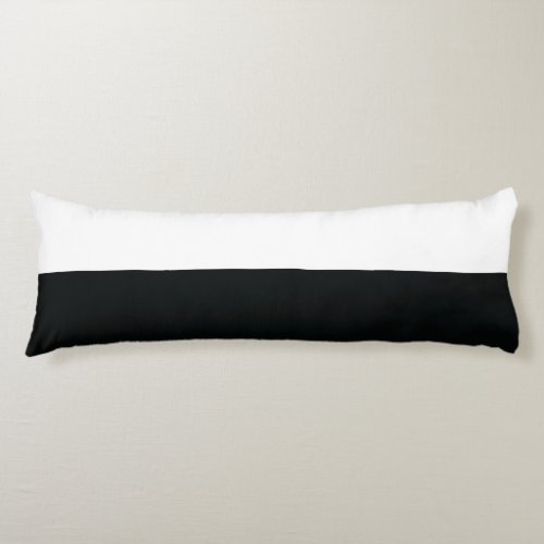 Mydeas  Black  White Extra Wide Stripes Body Pillow