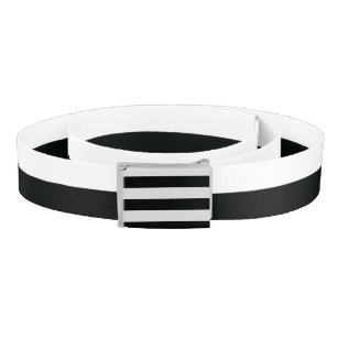 black white belt