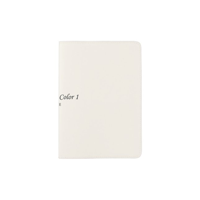 Mydeas | Solid Color Passport Holder (Front)