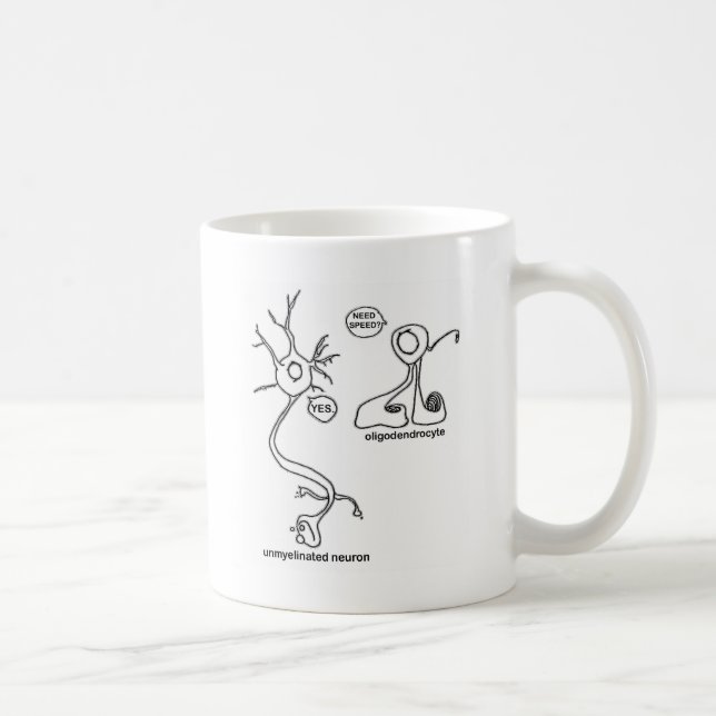 Myelin Pusher Coffee Mug (Right)