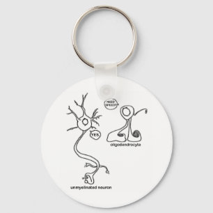 Myelin Pusher Keychain