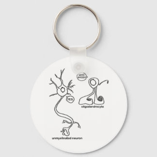 Myelin Pusher Keychain