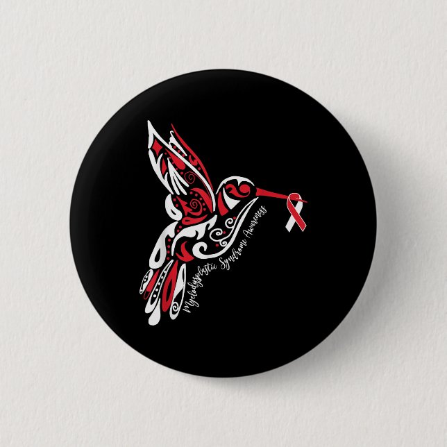 Myelodysplastic Syndrome Mds Awareness Button (Front)