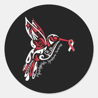 Myelodysplastic Syndrome Mds Awareness Classic Round Sticker