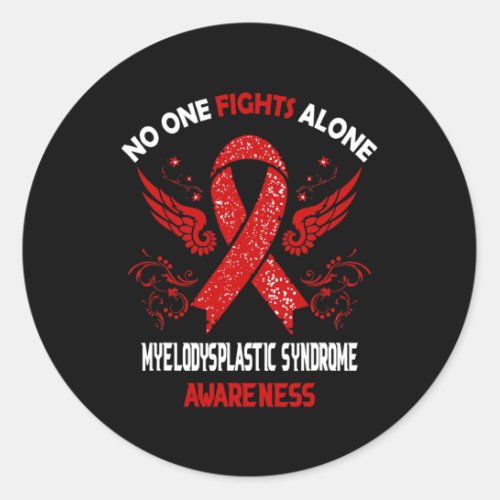 Myelodysplastic Syndrome Mds Awareness  Classic Round Sticker