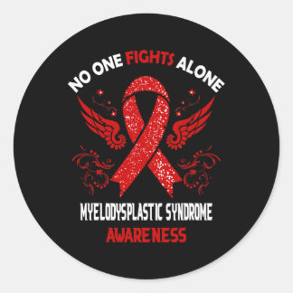 Myelodysplastic Syndrome Mds Awareness  Classic Round Sticker