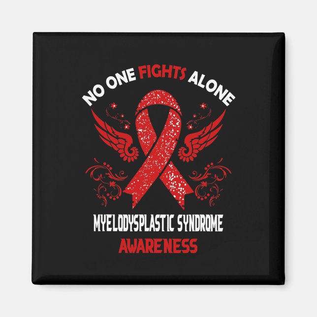 Myelodysplastic Syndrome Mds Awareness  Magnet (Front)