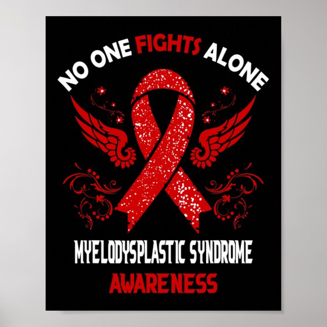 Myelodysplastic Syndrome Mds Awareness  Poster (Front)
