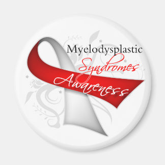 Myelodysplastic  Syndromes Awareness Ribbon Magnet