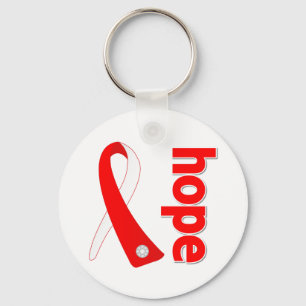 Myelodysplastic Syndromes Hope Ribbon Keychain