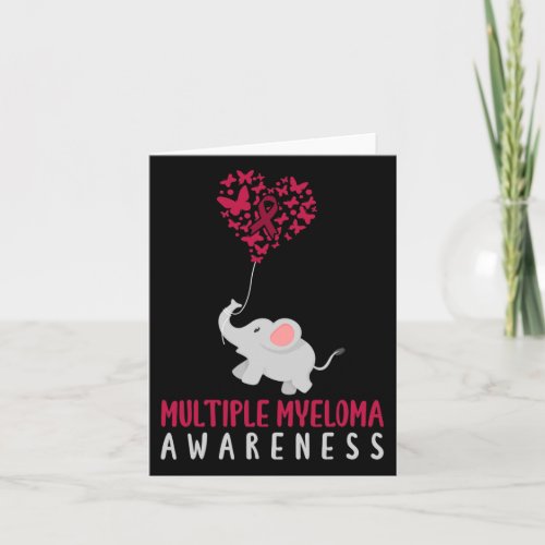 Myeloma Awareness Elephant  Card