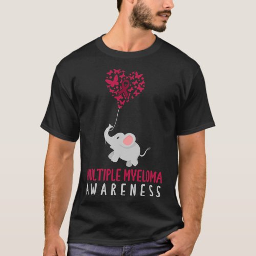 Myeloma Awareness Elephant  T_Shirt