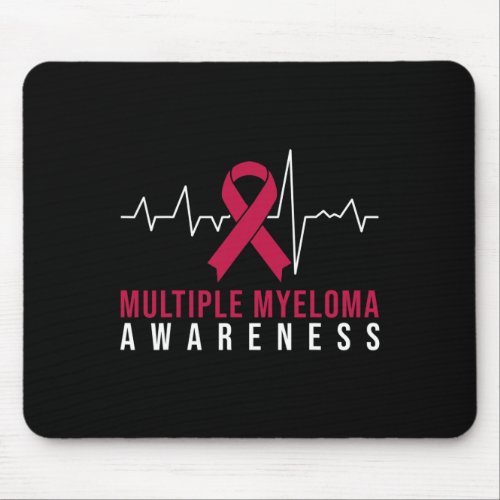 Myeloma Awareness Heartbeat  Mouse Pad