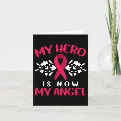 Myeloma Awareness My Hero Is Now My Angel Butterfl Card