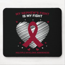 Myeloma Awareness Ribbon Blood Cancer Survivor Pla Mouse Pad