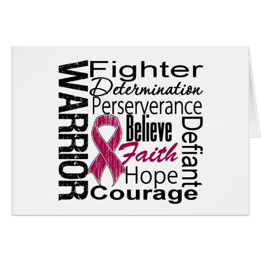 Myeloma Warrior Collage Cards (Front Horizontal)