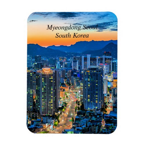 Myeongdong Seoul South Korea Magnet