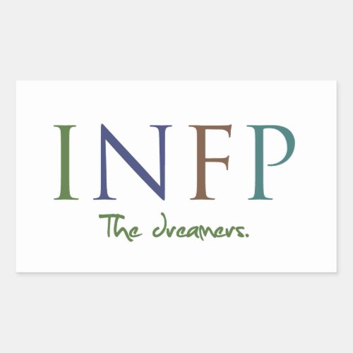 Myers_Briggs INFP The Dreamers Sticker