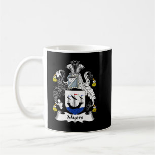Myers Coat of Arms Family Crest Coffee Mug