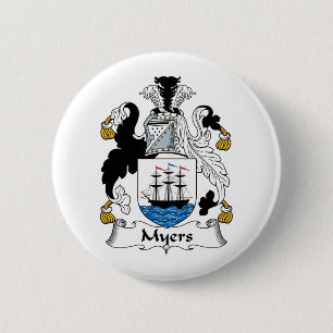 Myers Family Crest Button