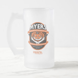 Myer's Pumpkin Ale Frosted Glass Beer Mug