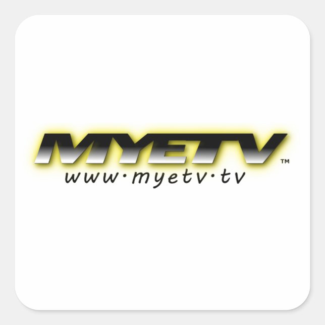 MYETV's 20 small stickers waterproof (Front)
