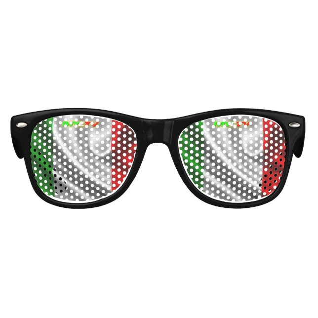 MYETV's Party Sunglasses (Italian Flag) (Front)