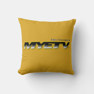 MYETV's Pillow 16x16 (Goldenrod color)