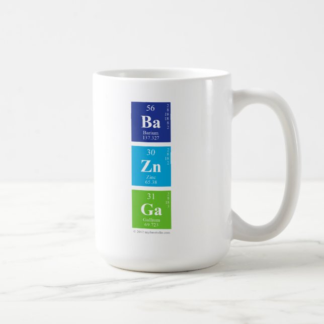MyFunStudio.com-Ba-Zn-Ga.pdf Coffee Mug (Right)