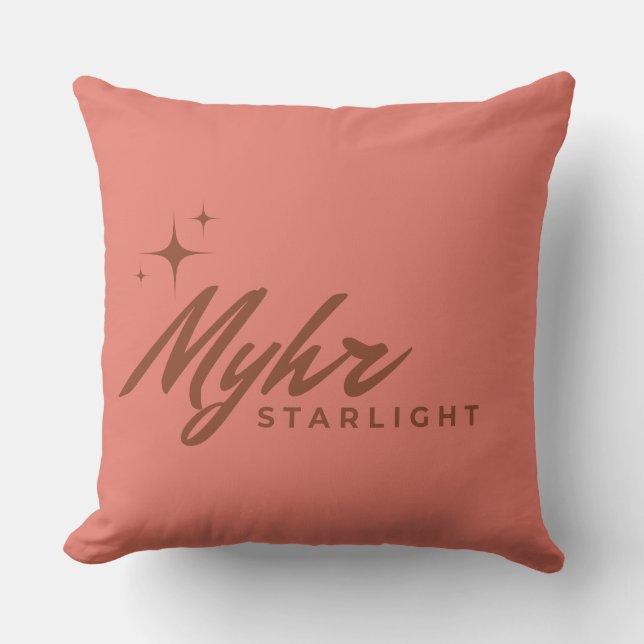 Myhr STARLIGHT Throw Pillow (Front)