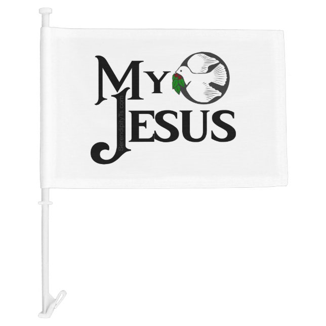 MyJesus Car Flag (Front)