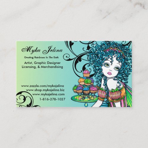 Myka Jelina Art Buisness Card