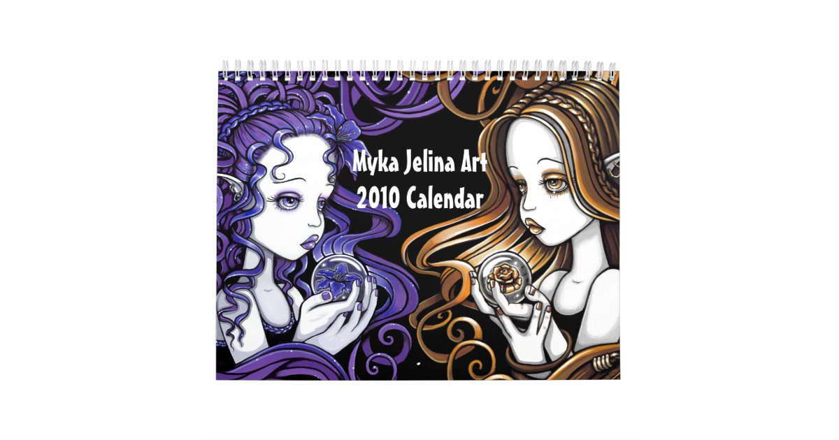 Myka Jelina Art Gothic Fantasy Art Calendar 2010 Zazzle Com