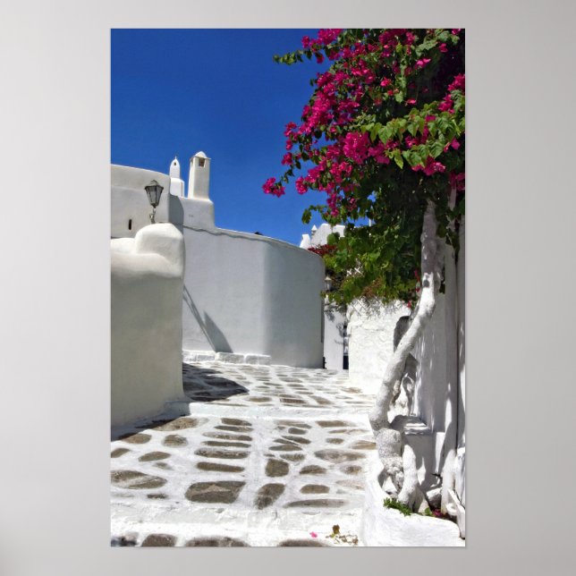 Mykonos Alley Fine Art Print (Front)