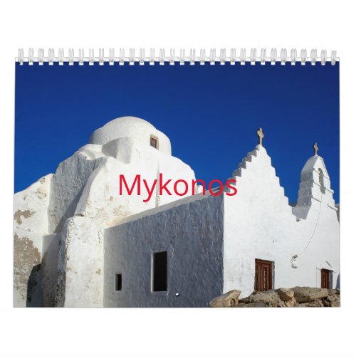Mykonos Calendar