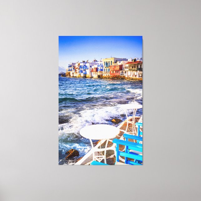 Mykonos Canvas Print (Front)