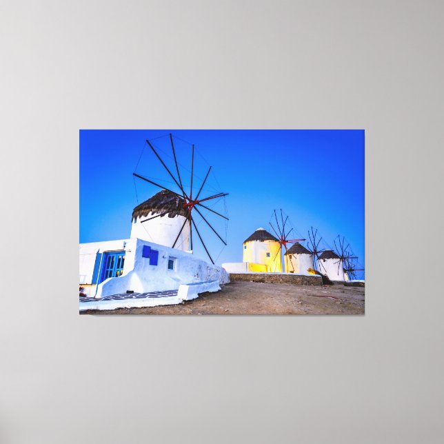 Mykonos Canvas Print (Front)