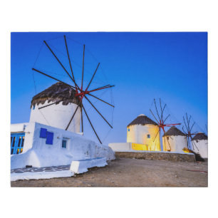 Mykonos Faux Canvas Print