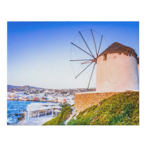 Mykonos Faux Canvas Print