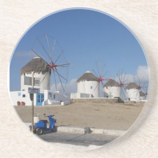 Mykonos Greece Coaster