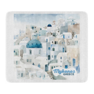 Mykonos Greece Cutting Board