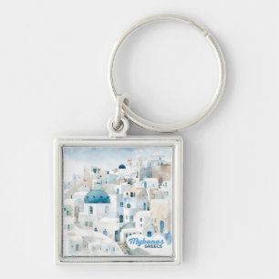 Mykonos Greece Keychain