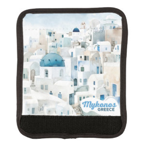 Mykonos Greece Luggage Handle Wrap