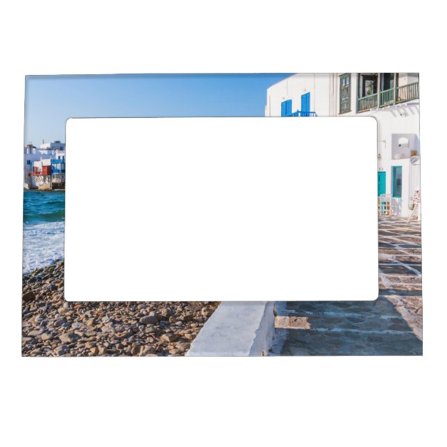 Mykonos, Greece Magnetic Frame (Front)