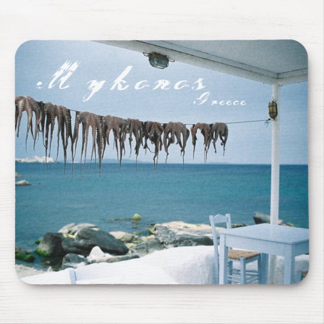 Mykonos, Greece Mousepad (Front)