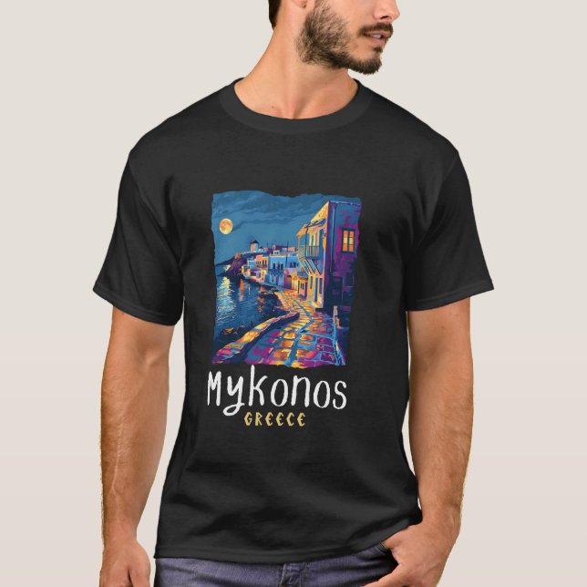 Mykonos Greece Mykonos T-Shirt (Front)