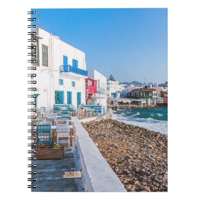 Mykonos, Greece Notebook (Front)