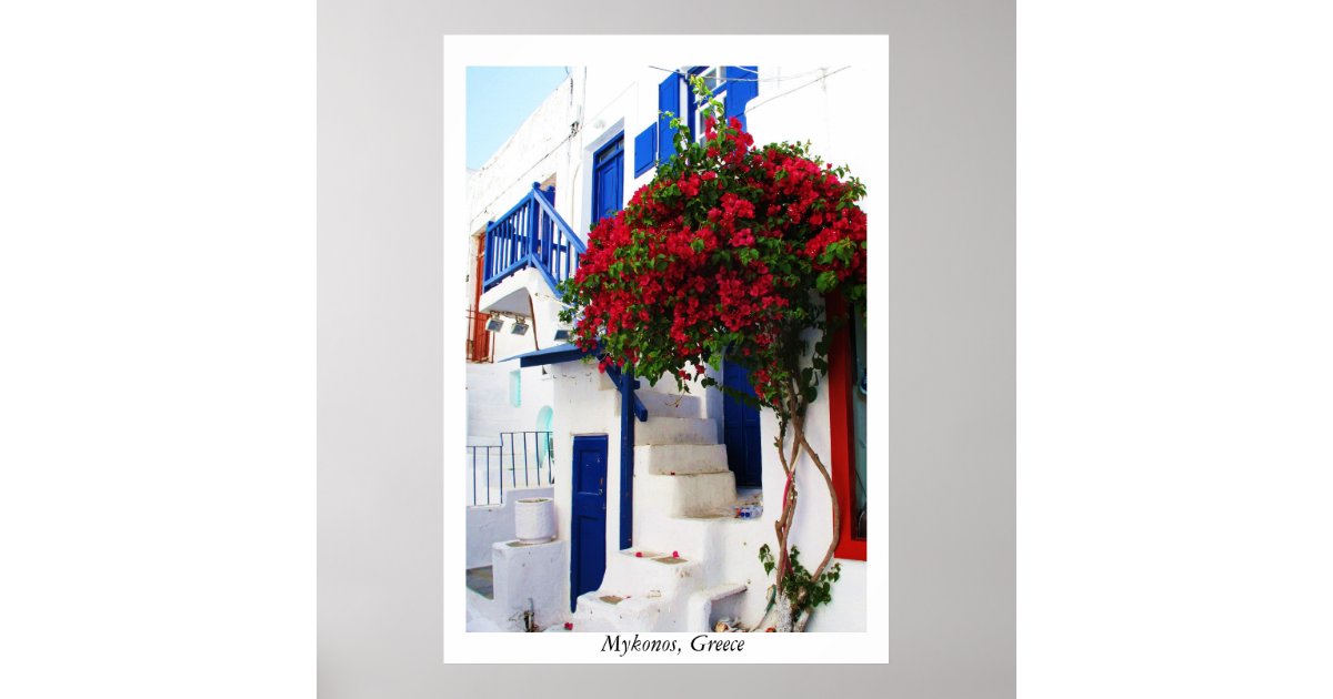 Mykonos, Greece POSTER | Zazzle